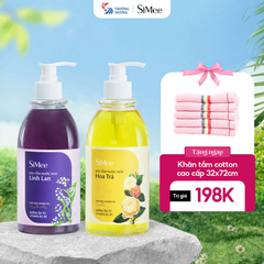 Sữa tắm nước hoa Simee Hương Hoa Trà Chai 480ml - Cung Cấp Dưỡng Ẩm, Sạch Mịn Da - Hương Thơm Tinh Tế Từ Pháp