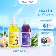 [TẶNG QUÀ] Sữa Tắm Nước Hoa SiMee Hương Hoa Trà 480ml - Dưỡng Ẩm Mềm Mại