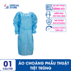 Áo choàng phẫu thuật tiệt trùng