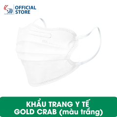 Khẩu trang y tế Gold Crab -  Túi 10 cái