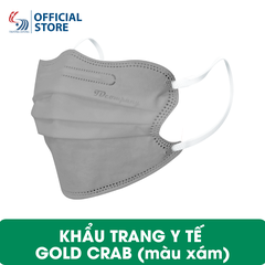 Khẩu trang y tế Gold Crab -  Túi 10 cái