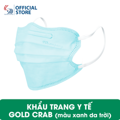 Khẩu trang y tế Gold Crab -  Túi 10 cái
