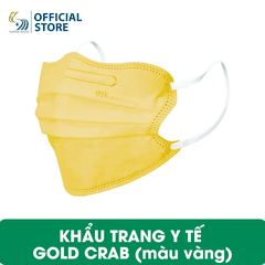 Khẩu trang y tế Gold Crab -  Túi 10 cái