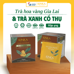 Evergreen - Trà hoa vàng Gia Lai & Trà xanh cổ thụ | 40g (20 gói x 2g)