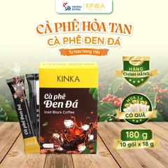 Cà phê Đen đá KINKA | 180g (10 gói x 18g)