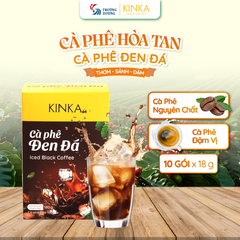 Cà phê Đen đá KINKA | 180g (10 gói x 18g)