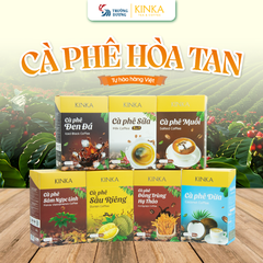 [TẶNG CA 1 LÍT] Combo 3 Hộp Cà phê hòa tan KINKA