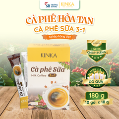 Cà phê Sữa 3in1 KINKA | 180g (10 gói x 18g)