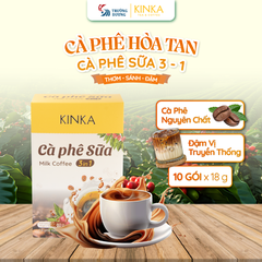 [TẶNG CA 1 LÍT] Combo 3 Hộp Cà phê hòa tan KINKA
