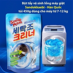 Bột tẩy lồng vệ sinh máy giặt Smile Mom Hàn Quốc 450gr