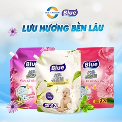 Nước xả vải đậm đặc Blue Hàn Quốc túi 3.2L