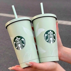 Ly giữ nhiệt Starbuck XANH MINT 500ml cao cấp