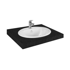 Lavabo chậu rửa mặt TOTO L501C#XW bán âm sứ chống bám bẩn