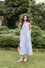 Flowing Stripes Dress | Đầm Cotton D13912LW01
