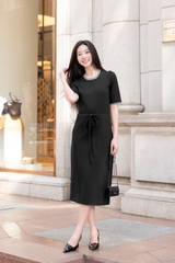 Đầm Thun Rút Dây Swanlake - D11089LW03