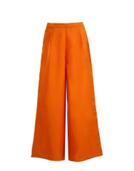 Quần Lụa Áo Dài Ống Suông Swanlake - Q12005LW01