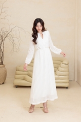 Đầm Xếp Ly Dáng Dài Lưng Cut-Out Swanlake - D11411LW01