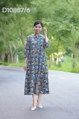 Đầm Maxi Phom Rộng Dài Vải Linen D10887LW06