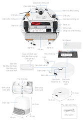 Robot hút bụi Roborock Qrevo Curv 2 Flow