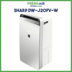 Máy hút ẩm lọc không khí Sharp DW-J20FV-W công suất 20 lít/ngày