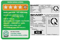 Điều hòa Sharp Inverter 18000 BTU AH-X18CEWC