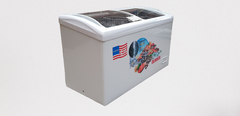 Tủ đông mặt kính cong Denver 400 Lít AS 559K - Lòng Inox