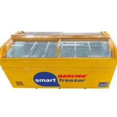 Tủ kem Darling Inverter 989 lít DMF-10079ASKI 4 kính cong 2 bên