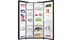 Tủ lạnh Aqua Inverter 646 lít AQR-S682XA(BL)