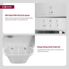 Cây nước nóng lạnh bình âm có chức năng làm đá Fujihome WD628C-IM