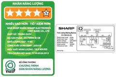 Máy giặt Sharp Inverter 9 kg ES-FM90CB-SB