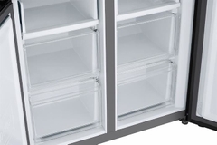 Tủ lạnh LG French door mặt gương màu đen 474L LFB47BLG