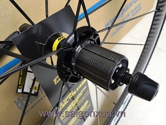 Bộ bánh xe MAVIC COSMIC PRO Carbon/má nhôm (mới 100%)