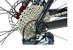 HÀNG ORDER : Xe đạp đua SAVA G2 DISC, 2022 - Khung full Carbon, full groupsets Shimano ULTEGRA R8000. Màu Đen/Xanh