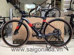 Xe đạp thể thao Road bike tay lái ngang TWITTER CYCLONE PRO DISC 2023 - Khung full Carbon, groupsets SHIMANO 1x12. Màu Đen