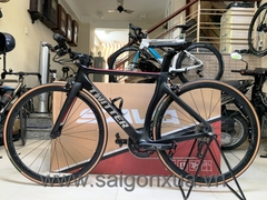Xe đạp thể thao Road bike tay lái ngang TWITTER R3 - Khung full Carbon, groupsets Retrospec 11 LÍP. Màu Đen