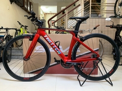 Xe đạp thể thao Road bike tay lái ngang TWITTER R5 2023 - Khung full Carbon, groupsets Retrospec 11 LÍP. Màu Đỏ
