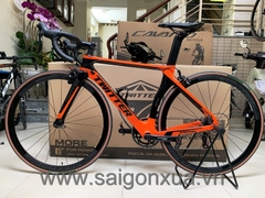 GIÁ KM SIÊU RẺ : Xe đạp đua TWITTER T10 PRO - Khung full Carbon, groupsets Retrospec 11 LÍP. Đen/Cam