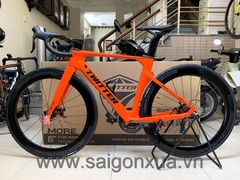 Xe đạp đua TWITTER R10 DISC (2022) - Khung, vành full Carbon, groupsets Retrospec 11 LÍP. Màu Cam