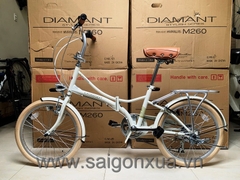 Xe đạp gấp (xếp) Nhật Bản - Diamant Mypallas M260, Shimano Tourney. Hàng nhập khẩu nguyên chiếc, mới 100%