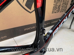 Khung sườn xe đạp đua chuyên nghiệp : RIDLEY NOAH SL (Full Carbon). Màu Đen/đỏ/trắng