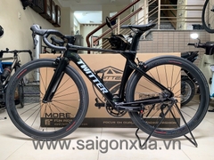 Xe đạp đua TWITTER R5 (2022) - Khung, vành full Carbon, groupsets SHIMANO 105 R7000 11 líp. Màu đen