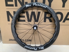 Bộ Vành (bánh) xe đạp 20 inch THE PANTAHI gợn sóng, thắng dĩa center lock - Full Carbon, mới 100%