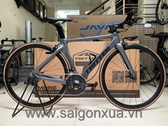 Xe đạp thể thao Road bike tay lái ngang TWITTER R3 2023 - Khung full Carbon, groupsets Retrospec 11 LÍP. Màu Xám lông chuột