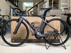 Xe đạp đua TWITTER R5  - Khung, Vành full Carbon, group SHIMANO TIAGRA 4700. Màu Xám lông chuột