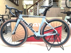 GIÁ THANH LÝ : Xe đạp đua TWITTER THUNDER - Khung, vành full Carbon, groupsets Retrospec 12 LÍP. Màu Xám xi măng