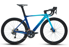 HÀNG ORDER : Xe đạp đua SAVA G2 DISC, 2022 - Khung full Carbon, full groupsets Shimano ULTEGRA R8000. Màu Đen/Xanh