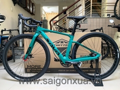 Xe đạp đua SAVA GRAVEL ROAD 2023 - Khung full Carbon, groupset Shimano 105 R7000. Màu xanh lá
