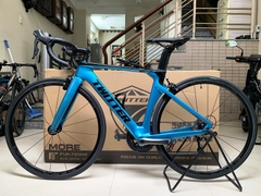 Xe đạp đua TWITTER R5 (2023) - Khung - Vành full Carbon, group SHIMANO TIAGRA 4700. Màu Xanh