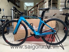 Xe đạp thể thao Road bike tay lái ngang TWITTER R5 2023 - Khung full Carbon, groupsets Retrospec 11 LÍP. Màu Xanh