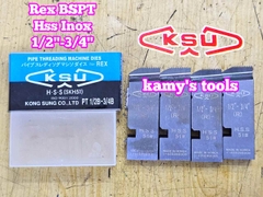 Dao tiện tiện ren ống INOX HSS Rex hiệu Kong Sung KSU 1/2-3/4 inch (21-27mm) hệ ren BSPT